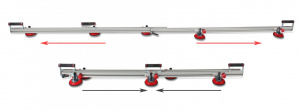 Sistem de transport cu ventuze pt. placi de dimensiuni mari, 320cm, 60kg, Slim Easy Trans - RUBI-18910 - Img 1