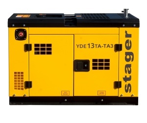 Stager YDE13TA-TA3 Generator insonorizat 11kVA, 3000rpm, dual, diesel, pornire electrica - Img 3