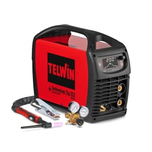 TECHNOLOGY TIG 222 AC/DC - HF/LIFT - Aparat de sudura TELWIN cu accesorii