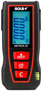 Telemetru cu laser roșu - 20m, METRON 20 - Sola-71024501