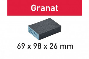 Bloc de şlefuire 69x98x26 60 GR/6 Granat