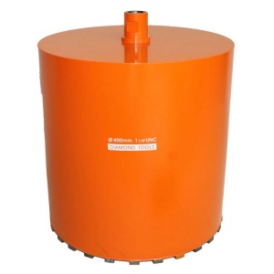 Carota Bisonte 400 x 400 mm diamantat-sudat, prindere UNC 1 1/4″
