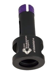 Carota diamantata pt. placi dure & gresie portelanata - diam. 16mm - 3DTECH - Super Premium - DXDY.NEODRILL.16 - Img 2