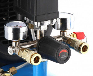 Compresor de aer profesional cu piston - Blue Series 1.5kW, 157L/min, 8 bari - Rezervor 50 Litri - AirPress-HL275/50-36856 - Img 6