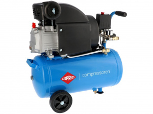 Compresor de aer profesional cu piston - Blue Series 1.5kW, 196L/min, 8 bari - Rezervor 24 Litri - AirPress-HL310/25-36839-1 - Img 1