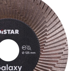Disc diamantat pt. taiat si slefuit Galaxy pt. Gresie portelanata, placi ceramice - 125x30x22.23 (mm) Ultra Premium - DiStar-11120159100 - Img 2