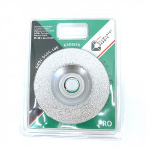 Disc DiamantatExpert Galvanizat pentru Slefuit Grosier / Dur in Placi Ceramice, Portelan, Piatra, Metal 100 x 22,23 mm - DXDY.DGSG.100 - Img 5
