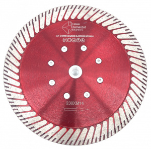 Disc DiamantatExpert pt. taiere si slefuire - Granit si Pietre 230xM14 (mm) Premium - DXDY.CNG-HS.230.M14 - Img 1