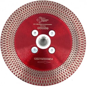 Disc DiamantatExpert pt. taiere si slefuire - Gresie si Placi dure 125x1.8 (mm) xM14, Premium - DXDY.CNG-PP.125.M14 - Img 1