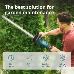 Foarfecă electrică pentru tuns gard viu fără fir KS HT-20V - Img 6