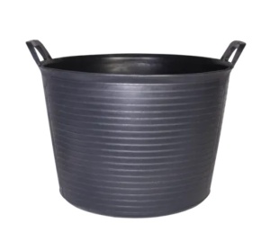 Galeata FLEXTUB din plastic neagra (40 L) - RUBI-88773