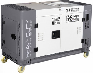 Generator de curent 11 kW diesel - Heavy Duty - insonorizat - Konner & Sohnnen - KS-14-2DE-1/3-ATSR-Silent - Img 3