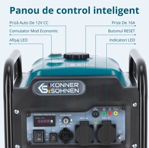 Generator de curent 3.3 kW inverter - benzina - Konner & Sohnen - KS-3300i - Img 12