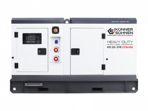 Generator de curent 33 kVA diesel - Heavy Duty - insonorizat - Konner & Sohnen - KS-33-3YE