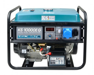 Generator de curent 8 kW HIBRID (GPL + Benzina) - Konner & Sohnen - KS-10000E-G - Img 1