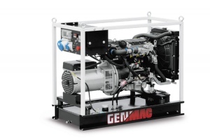 Generator de curent GENMAC Minicage G13100KEO P maxim 11,9 kW/400V 4 KW/230V motor Kohler diesel DE - Img 2
