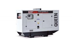 Generator insonorizat GENMAC Queen G170IS putere maxima 176 kVA 400V motor Iveco