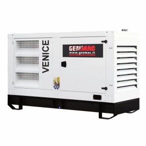 Generator silent GENMAC G150BS, QTVA 4520, max. 165 kVA-400V, WH