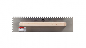 Gletiera dintata cu maner din lemn 48cm, 8x8mm - RUBI-65959 - Img 6