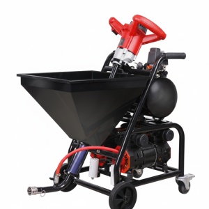 Masina multifunctionala de tencuit, gletuit, izolatii, debit max. 0-20 L/min, 1.5kW Monofazata, 30 bar, cuva 25L, WolfPack - WP-MFS20 - Img 2