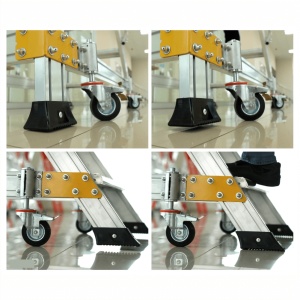 Platforma mobila profesionala EP4 din aluminiu, H lucru 3,05m - Img 2