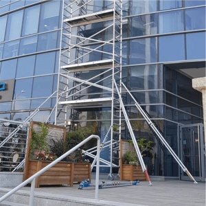 ProTUBE S4 Schela mobila profesionala din aluminiu H lucru 4,1m - Img 2