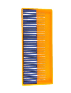 SET 30 buc burghie freze diamantate, diam 0,8mm, lungime activa 15mm, totala 42mm, coada prindere 2,3mm - DXDY-MPU350W-CD15