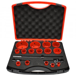 Set-Trusa Carote Bi-Metal HSS - 18 piese