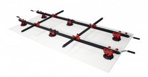 Sistem de transport HEAVY DUTY cu ventuze cu vacuum pt. placi mari, 320cm, 140kg, Slab Trans Heavy Duty - RUBI-18936 - Img 1