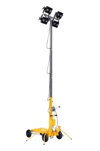 Stager YL250-4 turn de iluminat 4x250W, LED, telescopic, 4.5m - Img 2