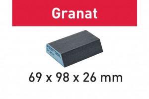 Bloc de şlefuire 69x98x26 120 CO GR/6 Granat - Img 2