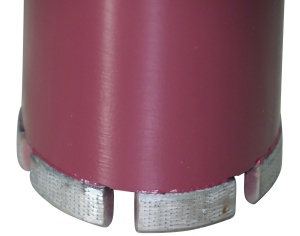 Carota diamantata segment Turbo Laser 3DTECH pt. beton armat diam. 67 x 450 (mm) - ULTRA Premium - DXQZ.3D1117.67 - Img 5