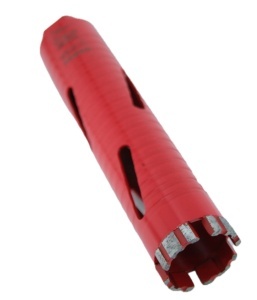 Carota diamantata Super PREMIUM ø45mm x 180mm x M16 pentru gaurire Beton armat, Zidarie, Granit - DXQZ.REDCORE.45