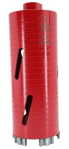 Carota diamantata Super PREMIUM ø76mm x 180mm x M16 pentru gaurire Beton armat, Zidarie, Granit - DXQZ.REDCORE.76 - Img 3