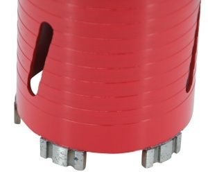 Carota diamantata Super PREMIUM ø89mm x 180mm x M16 pentru gaurire Beton armat, Zidarie, Granit - DXQZ.REDCORE.89 - Img 9