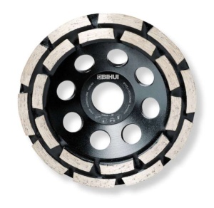 Cupa diamantata rand dublu diamant - Beton/Abrazive 180x22.2mm-BIHUI-CG1900W