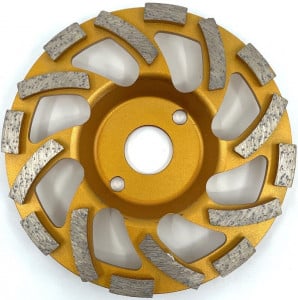 Cupa diamantata segment tip ventilator - Beton/Abrazive 125x22.2mm Premium - DXDY.PSCC.125 - Img 1