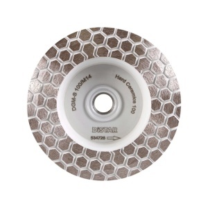 Disc cupa diamantat DiStar DGM pt. slefuiri Placi ceramice dure, diam. 45mm, gran. 100, ax M14 - DiStar-17483522005