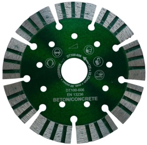 Disc DiamantatExpert pt. Beton armat - Turbo Laser 150x22.2 (mm) Profesional Standard - DXDH.1517.150