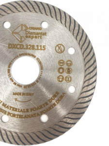 Disc DiamantatExpert pt. Portelan dur, Placi ceramice dure 115x22.2 (mm) Ultra Premium - DXCD.CD.328.115 - Img 2