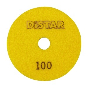 Discheta diamantata flexibila pentru slefuire uscata gresie portelanata, diam. 100mm gran. 100 - DiStar-80115429035 - Img 2