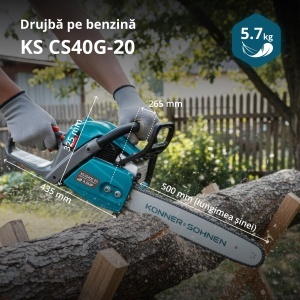 Drujbă pe benzină KS CS40G-20 - Img 2