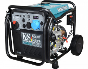 Generator de curent 8 kW inverter - benzina - Konner & Sohnen - KS-8100iE-ATSR - Img 1