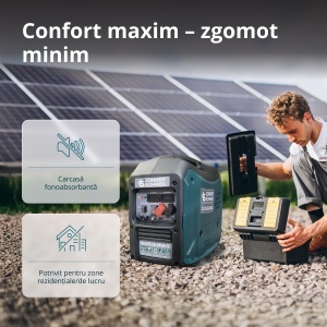 Generator de curent continuu DC 24-27V, 1.6 kW, max. 60A - benzina - Konner & Sohnen - KS-24VS-DC - Img 9