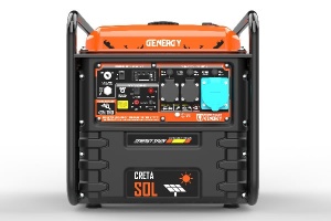 Generator de curent inverter 7.5 kW - benzina, 230V, backup Solar/Eolian - Genergy Creta-SOL