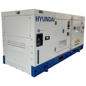 Generator de curent trifazat insonorizat cu motor diesel, 79kW - Hyundai DHY90L - Img 2