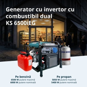 Generator inverter KS 6500iEG (benzină/gaz) - Img 2
