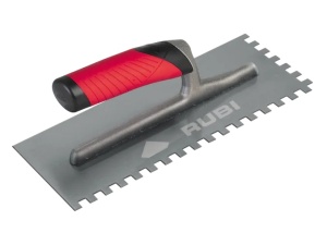 Gletiera dintata cu maner Rubiflex 28cm, 4.5mm - RUBI-74980