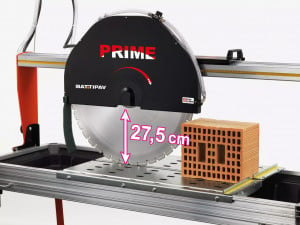 Masina de taiat caramida, materiale de constructii - 61.5cm, 4.0kW, PRIME 700S, kit laser si roti - Battipav-90701 - Img 4