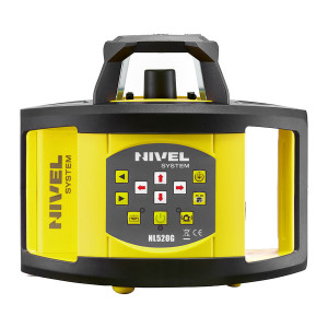 Nivelă laser rotativă cu fascicul verde (2 planuri, panta manuala), cu afisare digitala - NL520G Digital - Nivel System - Img 2